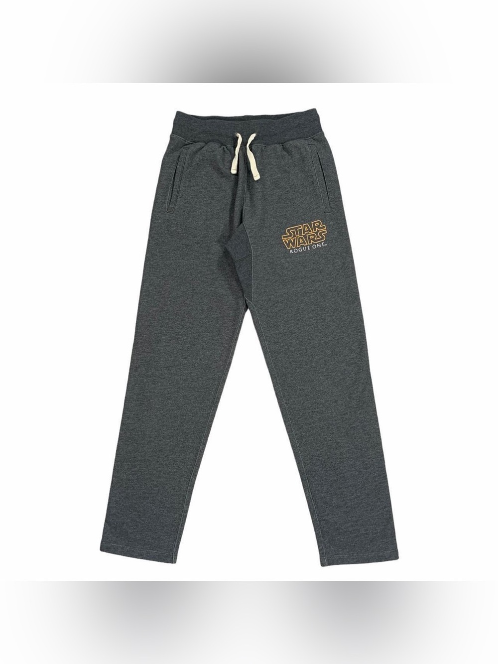 Star Wars Rouge One Movie Gap Boy’s Dark Gray Slim Fit Sweatpants Size Youth 2XL